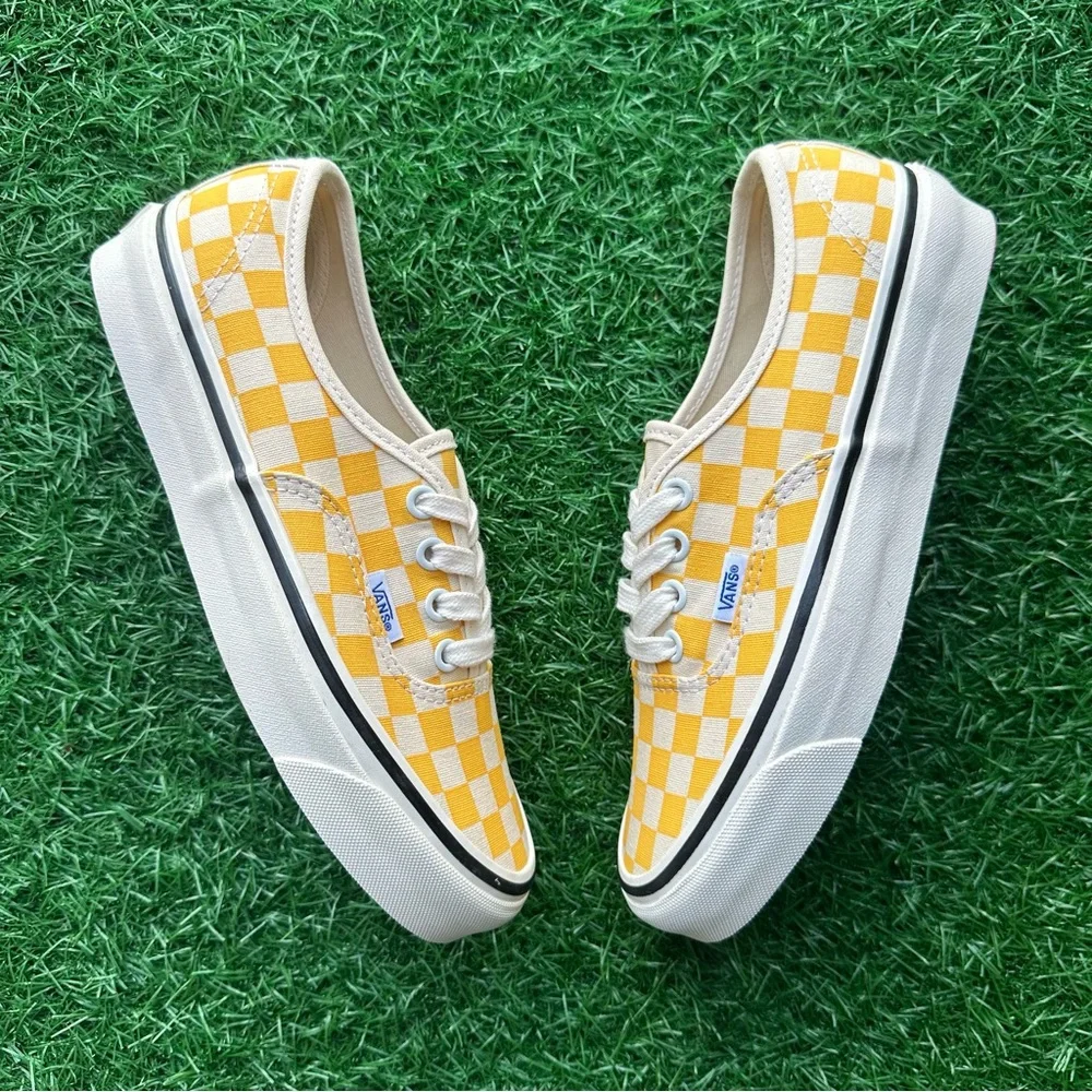 Vans Authentic 44 Dx Anaheim Factory Yellow Checkerboard - Picture 6 of 8
